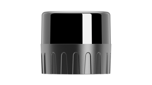 Fairy digital LiDAR, front view of the cylindrical sensor with a ribbed base