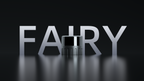 Fairy digital LiDAR standing in front of the word FAIRY on a dark reflective surface