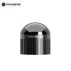 Airy digital LiDAR front view with the RoboSense logo on the dome base