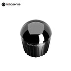 Airy digital LiDAR angled view showing the dome window and ribbed body